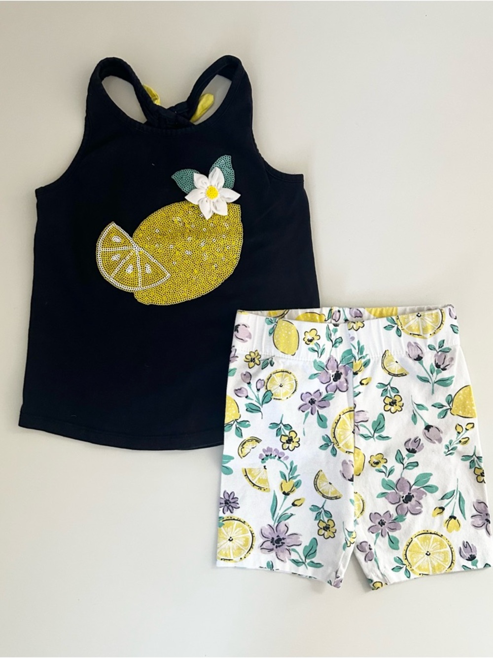 Isaac Mizrahi Girls Summer Lemon Outfit Set